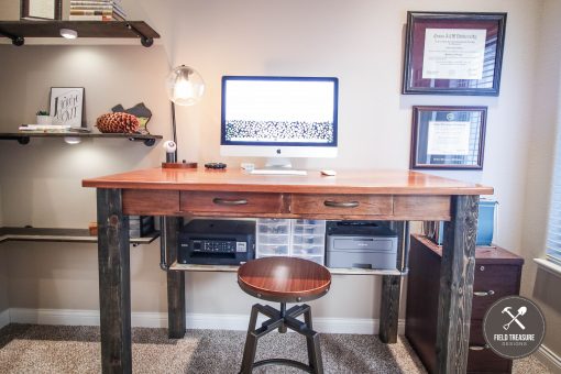 My DIY Standing Desk Modification! - Field Treasure Designs