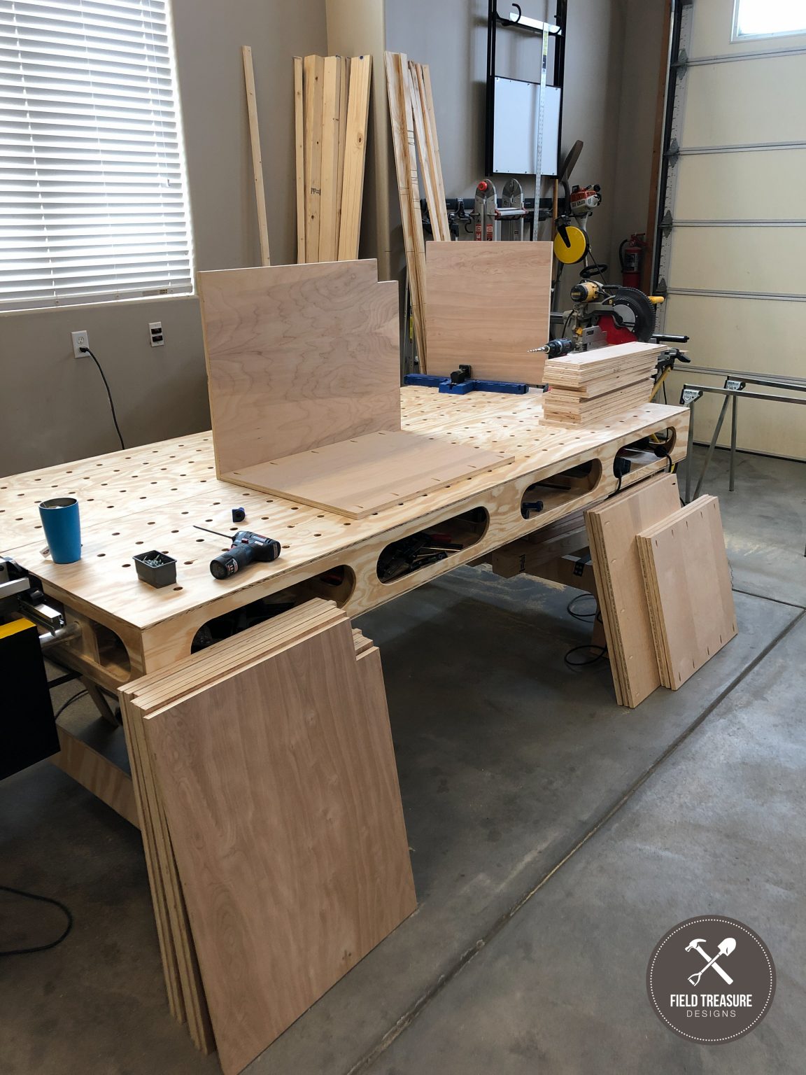 My Dream Miter Saw Station, Part 1 (Base & Torsion Box