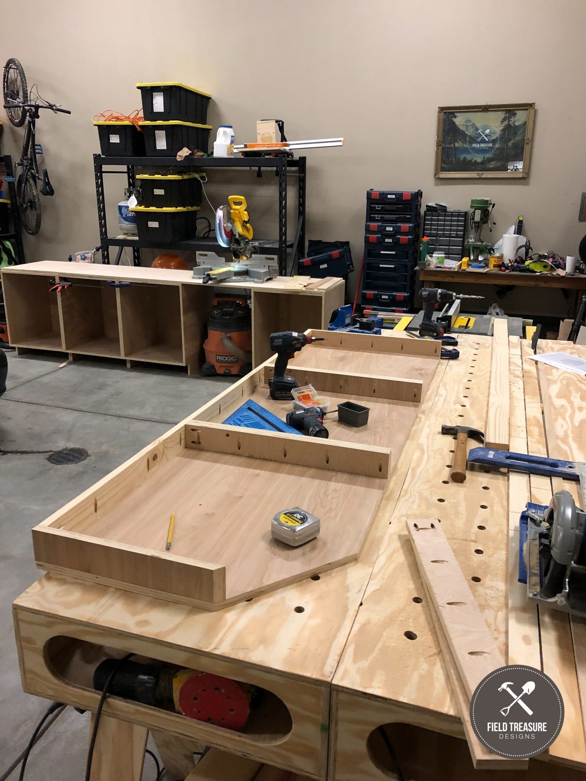 My Dream Miter Saw Station, Part 1 (Base & Torsion Box