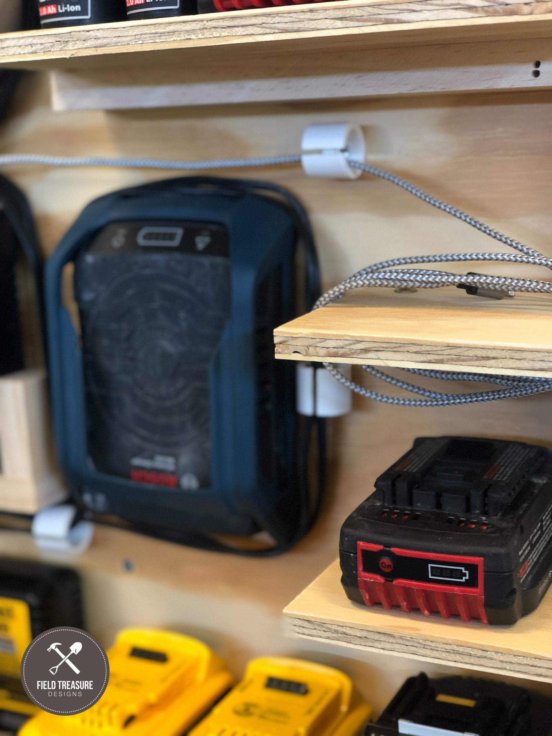 DIY Battery Charging Station Field Treasure Designs