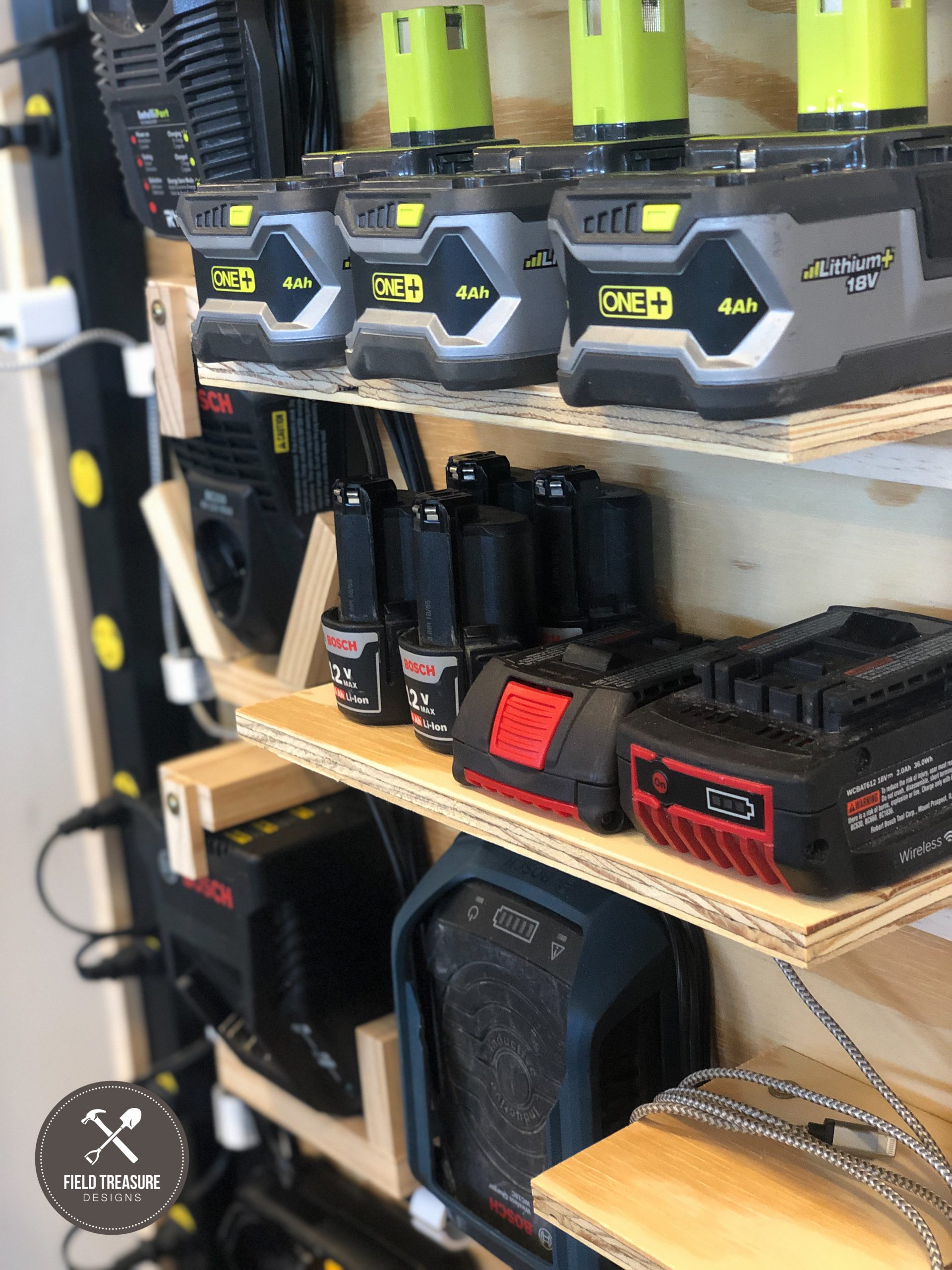 DIY Battery Charging Station Field Treasure Designs