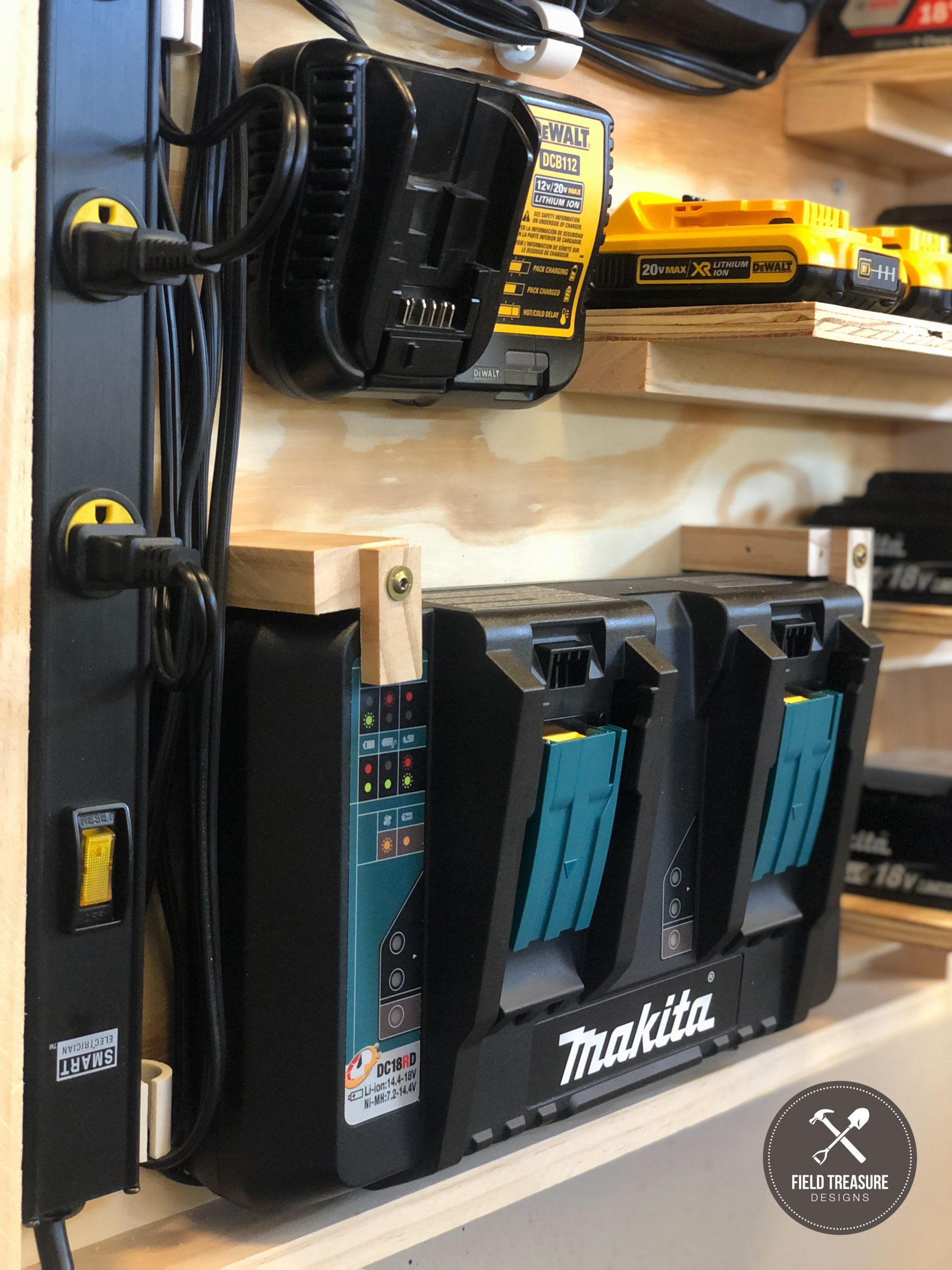 DIY Battery Charging Station Field Treasure Designs