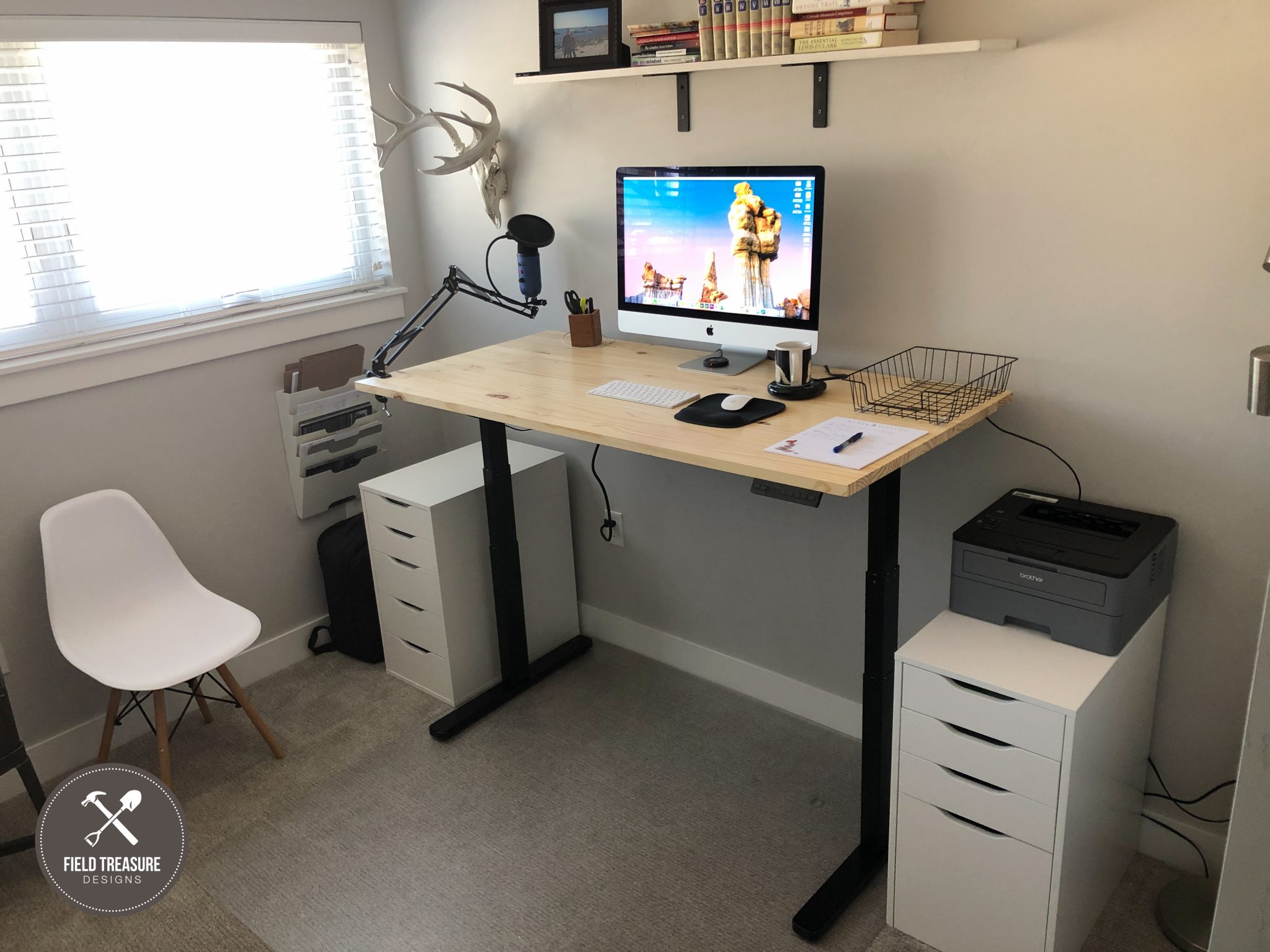 Electric Standing Desk Frame Unboxing, Set Up & Review