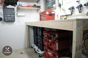 DIY Garage Workbench - Field Treasure Designs