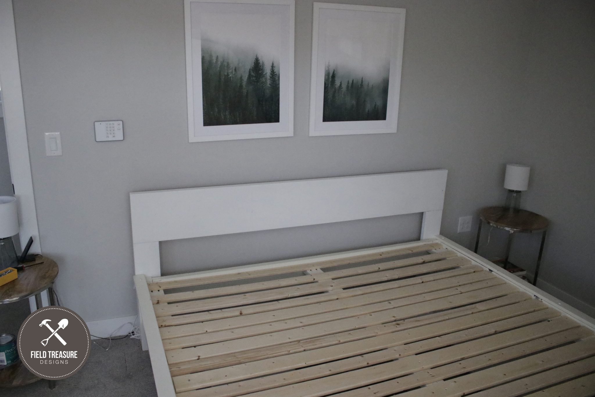 Easy DIY Modern Headboard