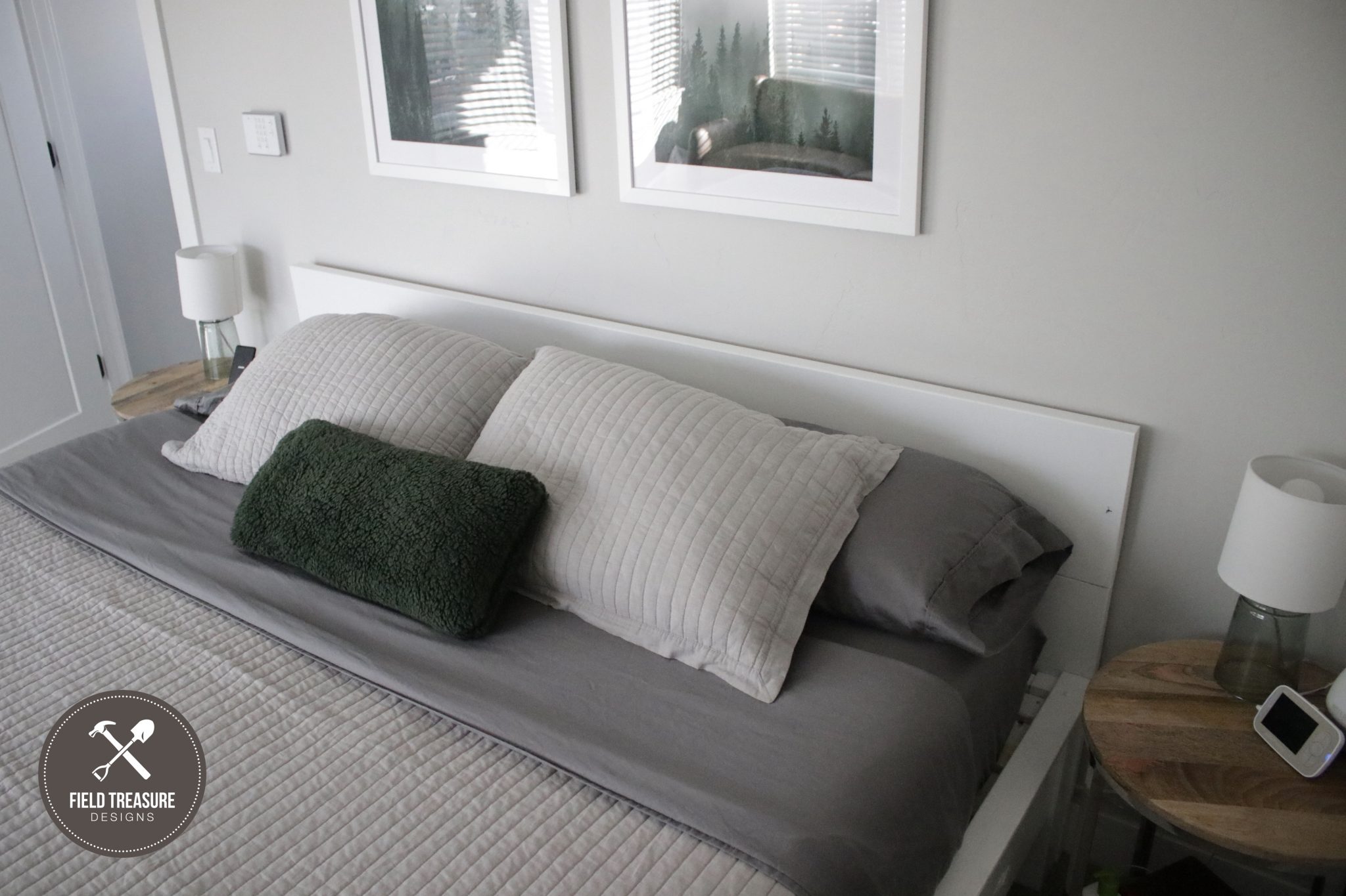 Easy DIY Modern Headboard