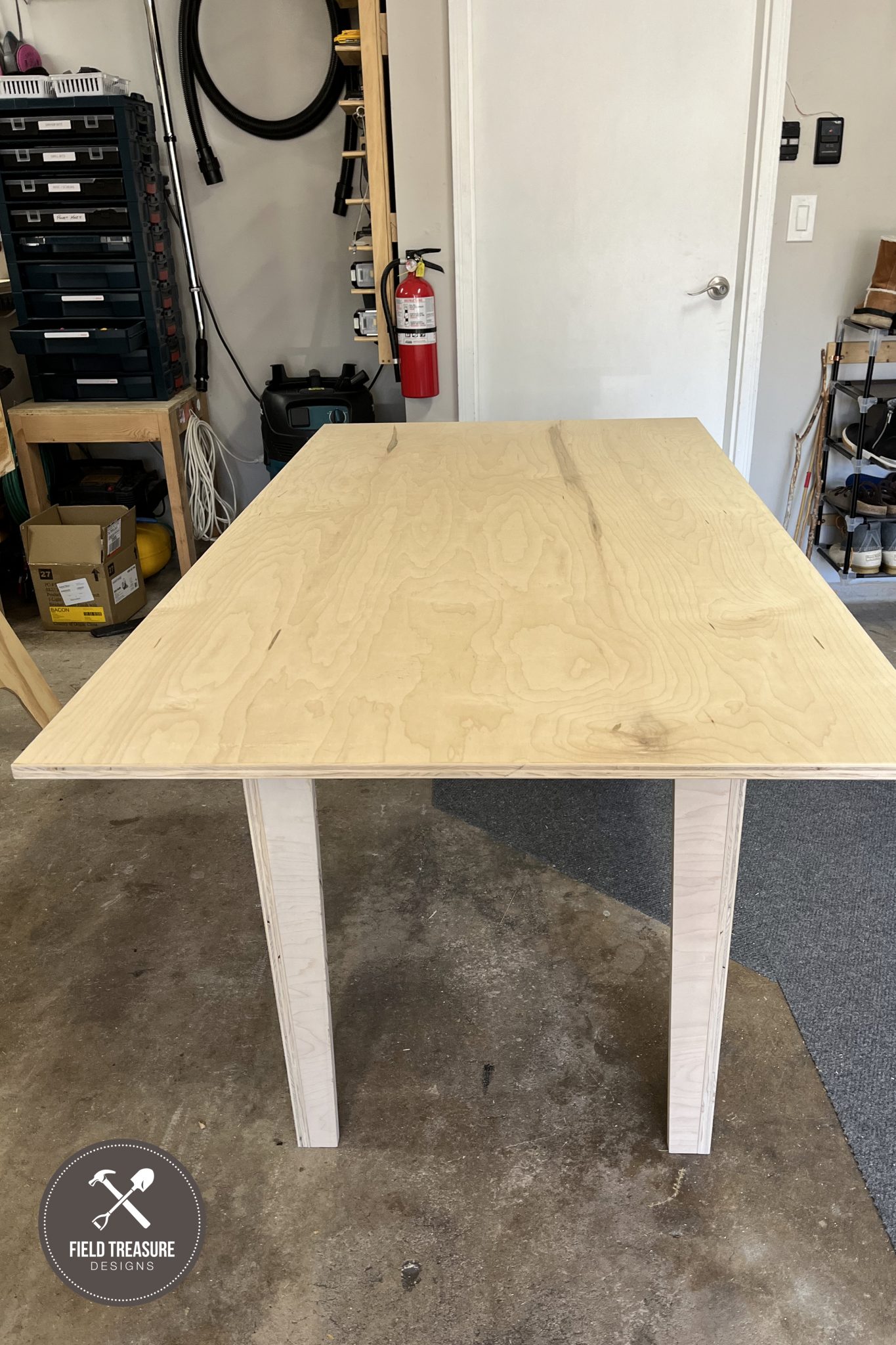 Build a Dining Table out of ONE Sheet of Plywood Field Treasure Designs