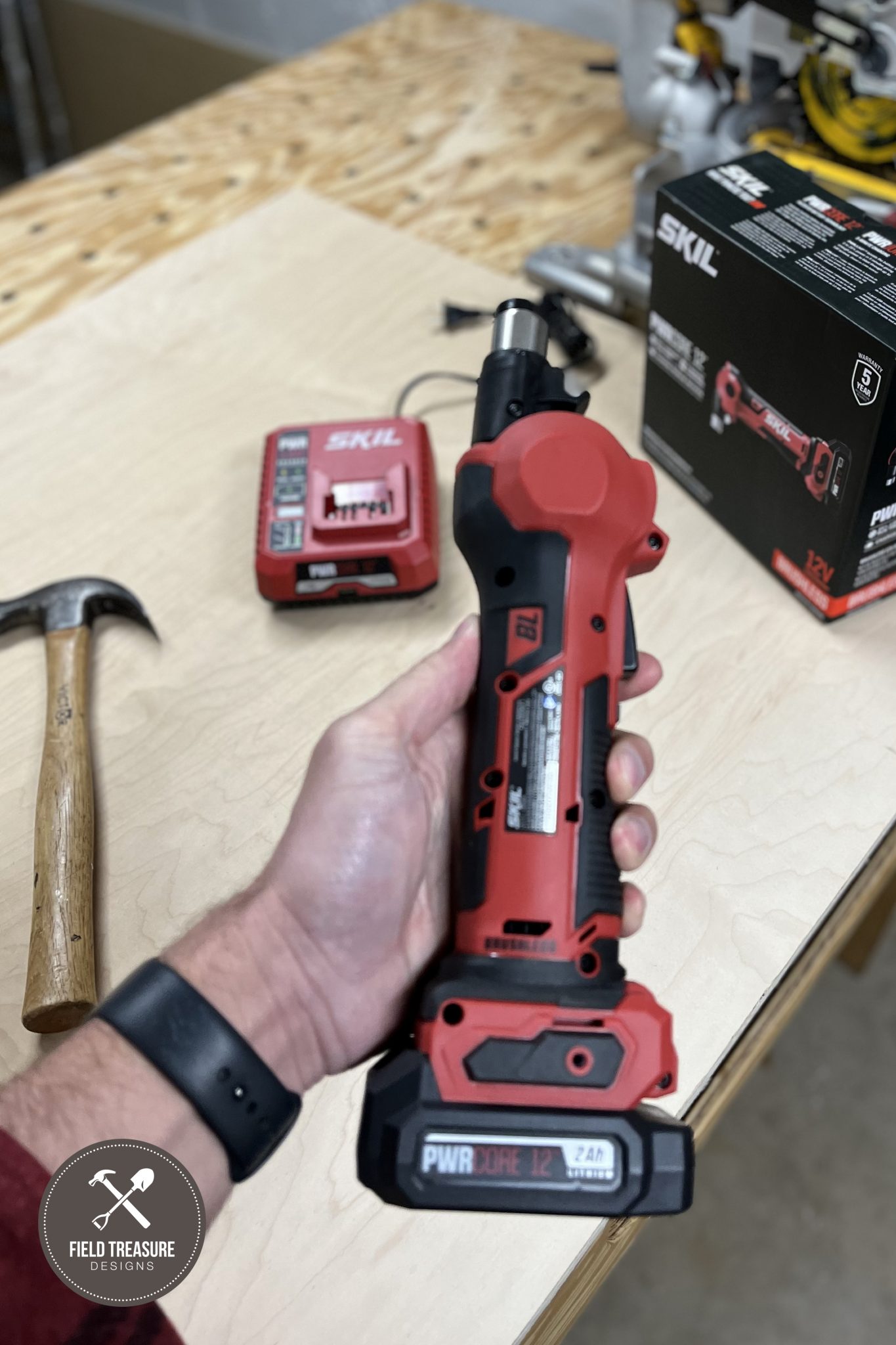 Skil 12V Auto Hammer Unbox & Review Field Treasure Designs