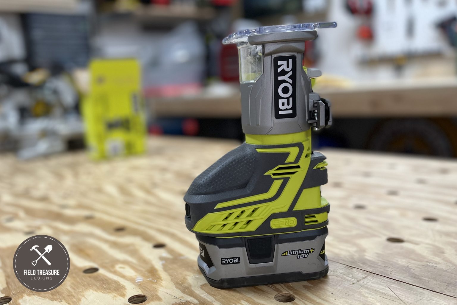 Ryobi 18V Cordless Router Unbox & Review Field Treasure Designs