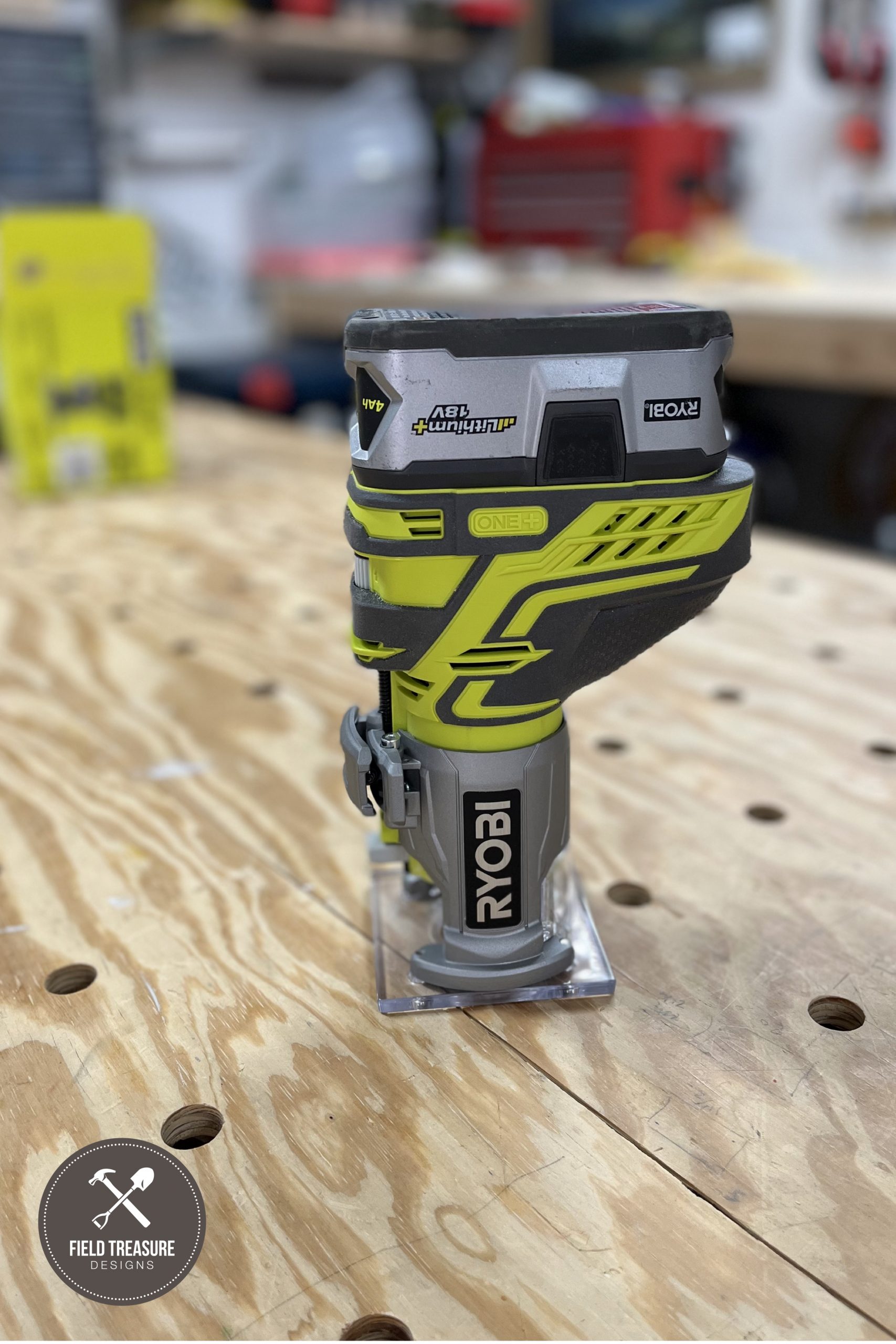 Ryobi 18V Cordless Router Unbox & Review Field Treasure Designs