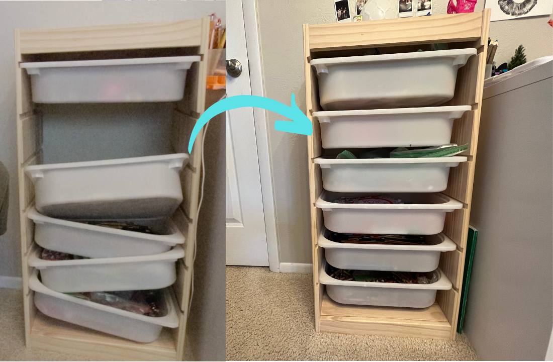 How to Fix an IKEA Trofast Shelf Field Treasure Designs