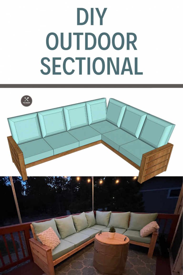 DIY Outdoor Sectional Field Treasure Designs