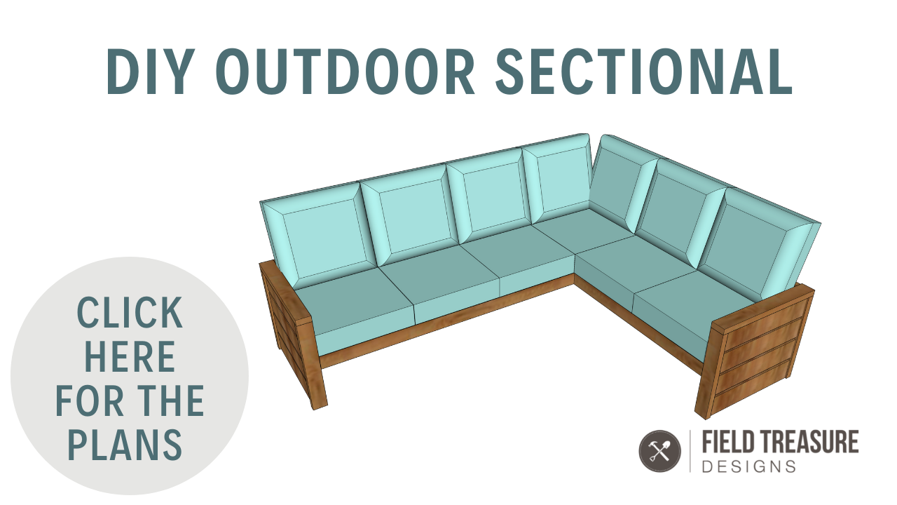 DIY Outdoor Sectional Field Treasure Designs