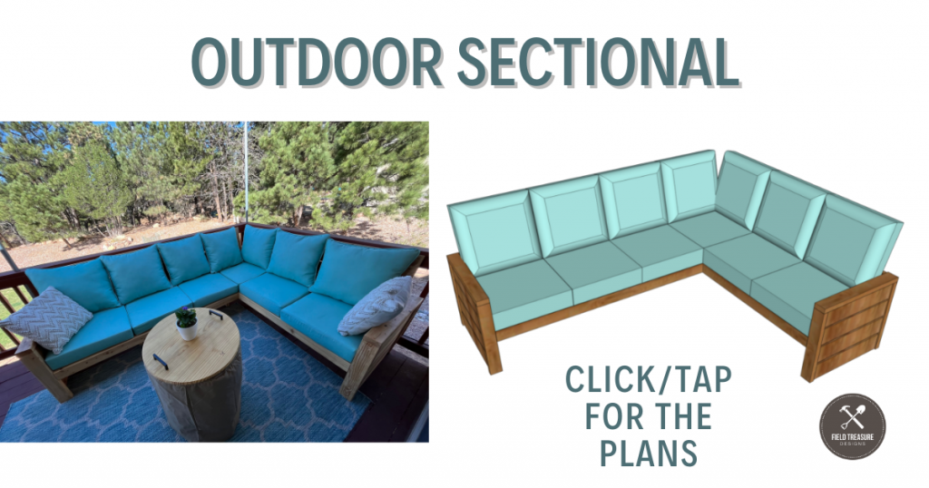 DIY Outdoor Sectional Plans