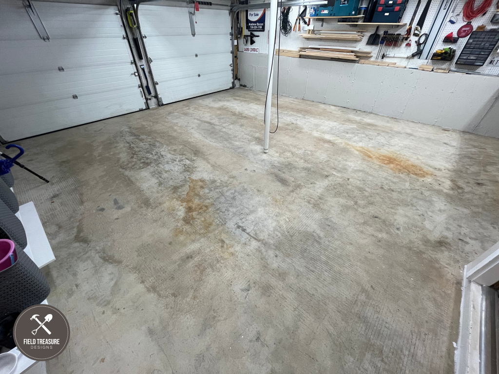 DIY Garage Floor Epoxy Coating Step 6