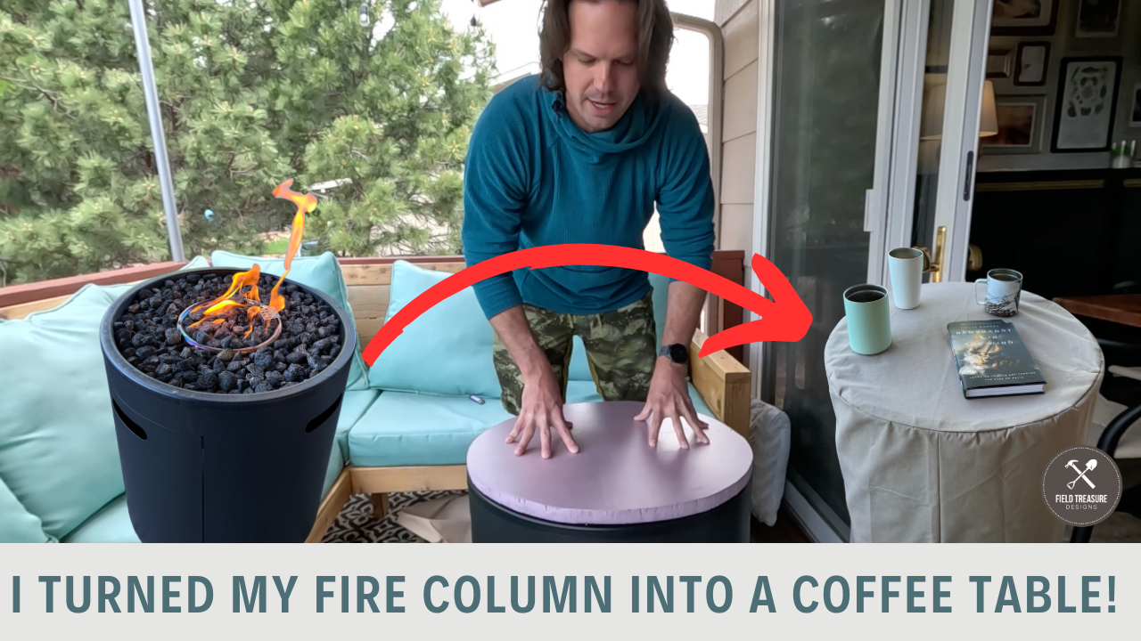 Fire Column Coffee Table Hack